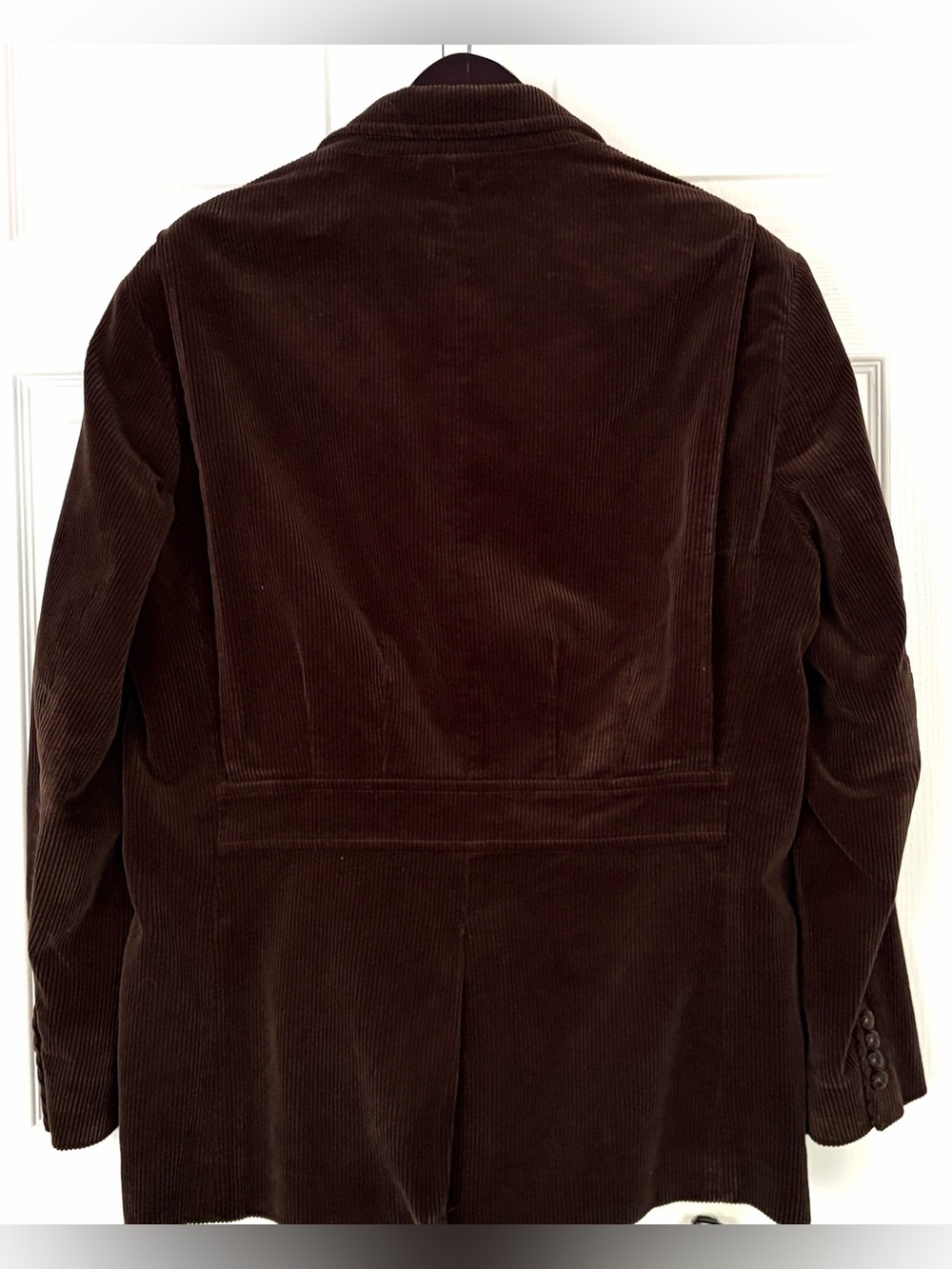 Polo Ralph Lauren Vintage Brown Corduroy 100% Cotton Sport Coat Blazer Large - Picture 3 of 16